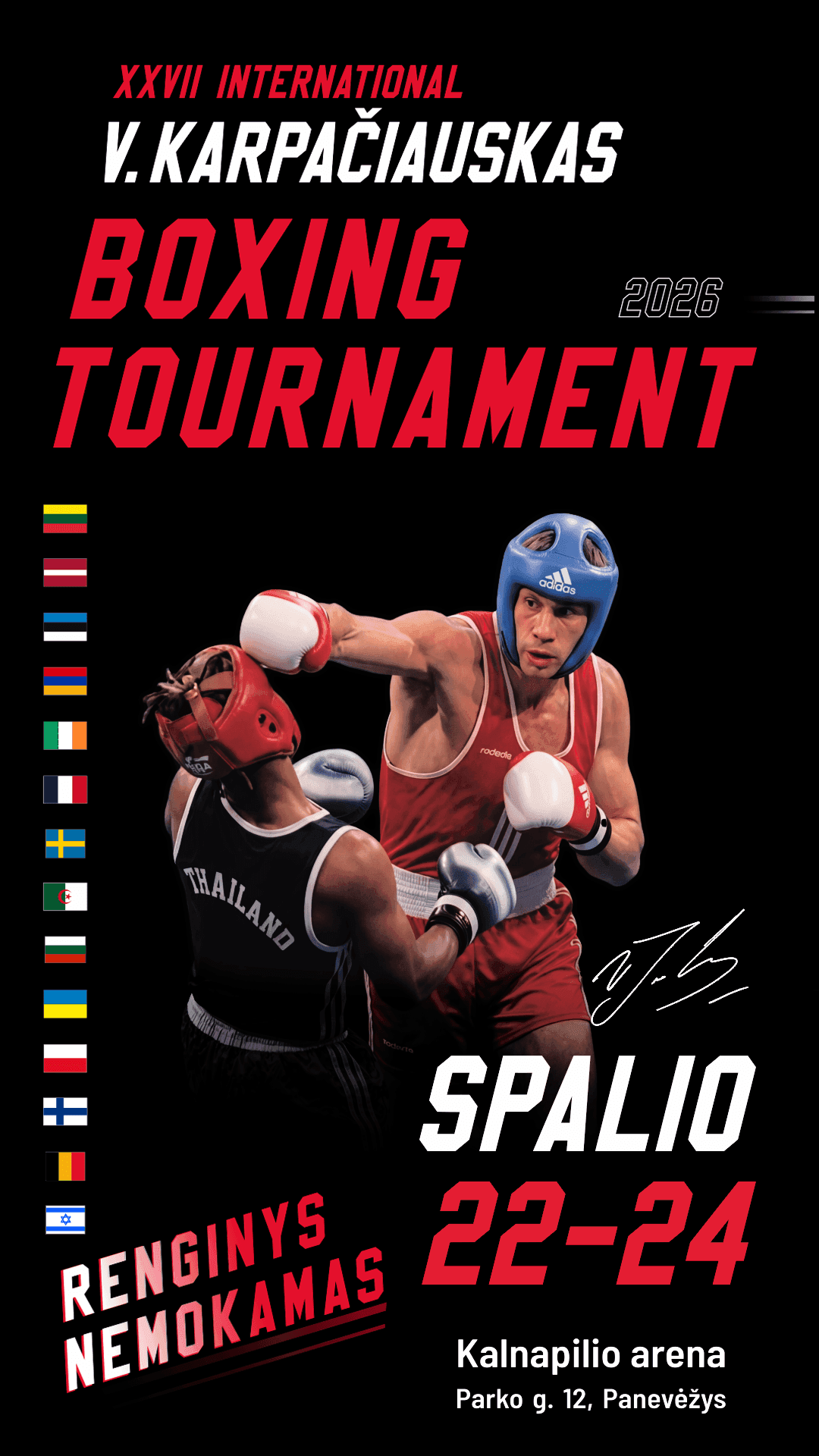 XXVII INTERNATIONAL V.KARPACIAUSKAS BOXING TOURNAMENT
